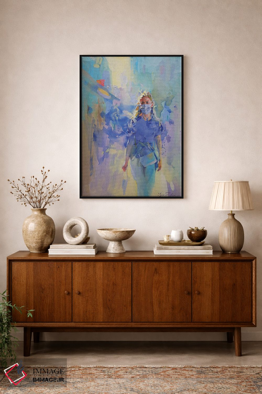 تابلو انتزاعی پیاده روی ایمن اثر ایگور ژوک - D2B