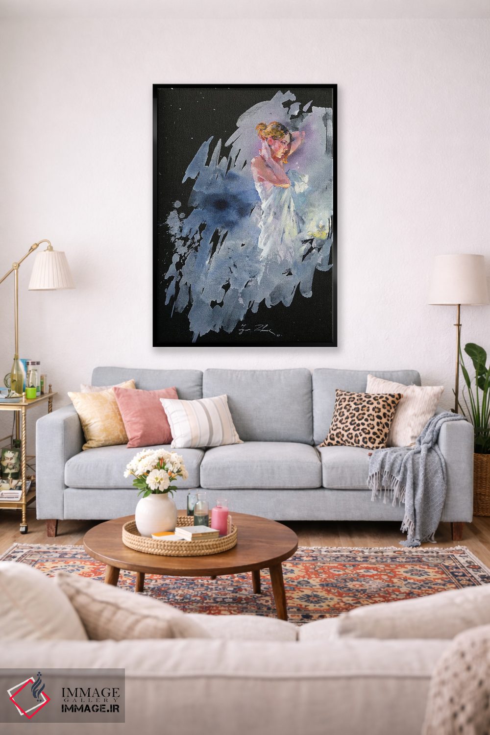 تابلو دکوراتیو شمع اثر ایگور ژوک - D1B