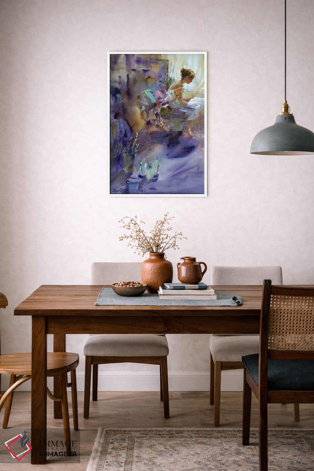 تابلو دکوراتیو نور پس زمینه اثر ایگور ژوک - D5W