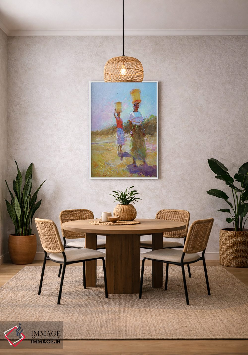 تابلو انتزاعی قهوه ۲ اثر ایگور ژوک - D2W