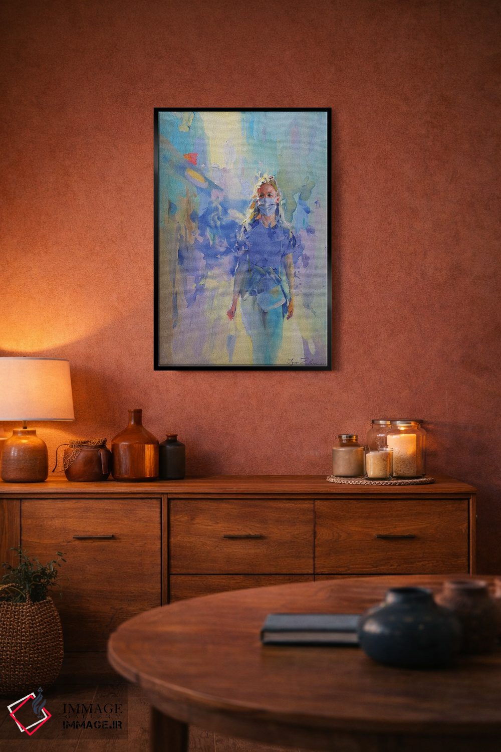 تابلو انتزاعی پیاده روی ایمن اثر ایگور ژوک - D4B