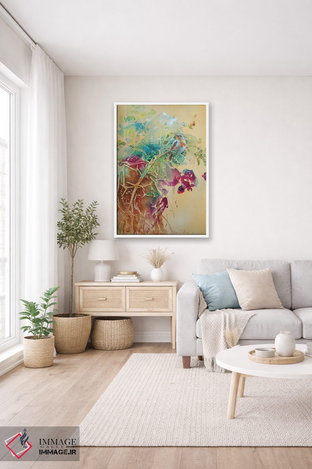 تابلو انتزاعی تابستان ۳ اثر ایگور ژوک - D3W