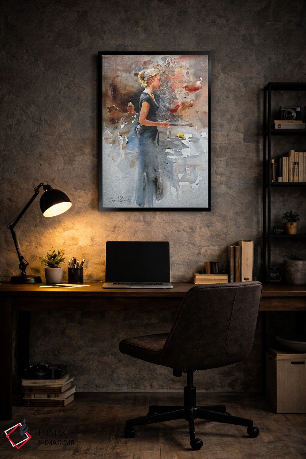 تابلو دکوراتیو یک فنجان قهوه لطفا اثر ایگور ژوک - D6B