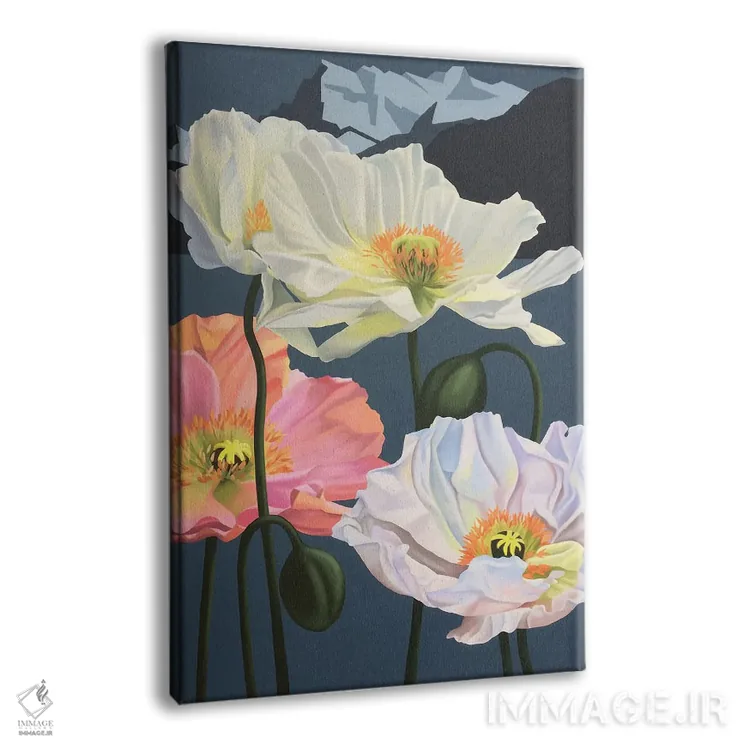 تابلو دکوراتیو ریویرای مونترو اثر ایلدزه اوس - نمای پرسپکتیو محصول