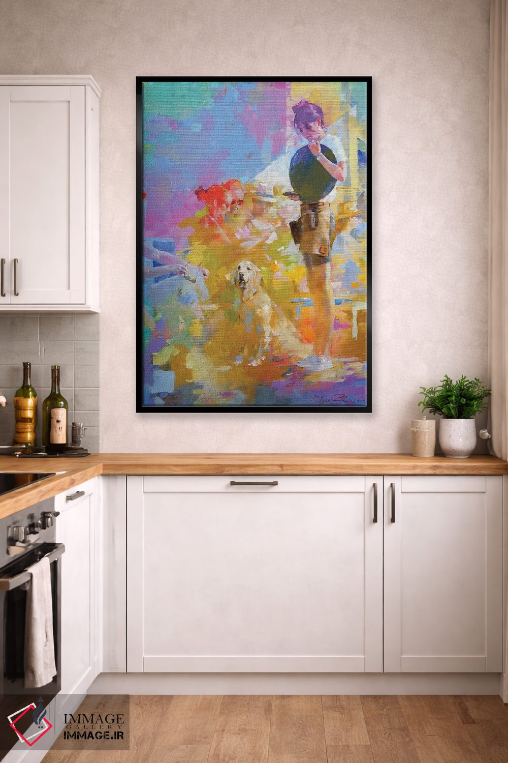 تابلو دکوراتیو کافه موزاییک ۲ اثر ایگور ژوک - D3B