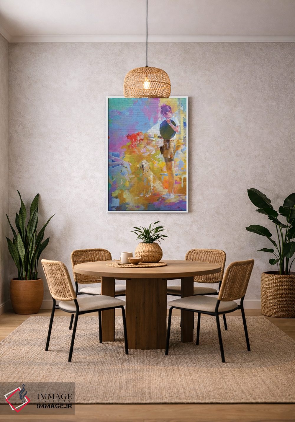 تابلو دکوراتیو کافه موزاییک ۲ اثر ایگور ژوک - D4W