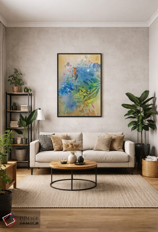 تابلو انتزاعی تابستان ۴ اثر ایگور ژوک - D1B