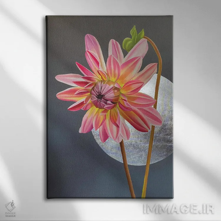 تابلو دکوراتیو ملکه پاییز اثر ایلدزه اوس - نمای روبهرو روی دیوار