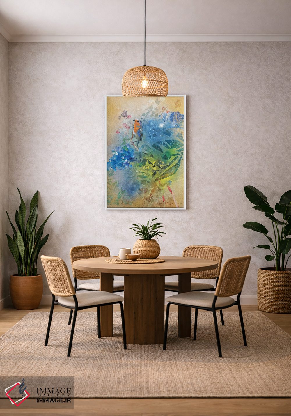 تابلو انتزاعی تابستان ۴ اثر ایگور ژوک - D3W