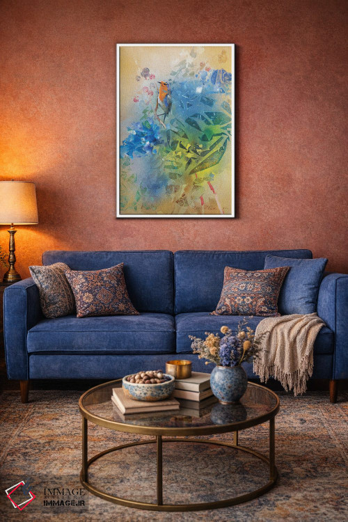 تابلو انتزاعی تابستان ۴ اثر ایگور ژوک - D4W