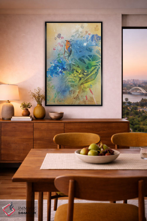 تابلو انتزاعی تابستان ۴ اثر ایگور ژوک - D6B