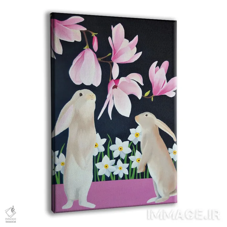 تابلو دکوراتیو بهار، کجایی؟ اثر ایلدزه اوس - نمای پرسپکتیو محصول