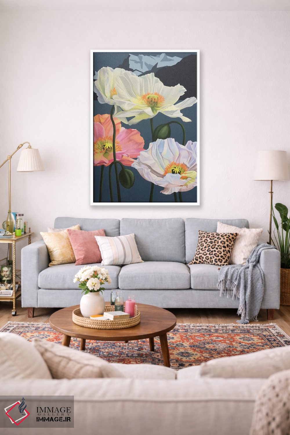 تابلو دکوراتیو ریویرای مونترو اثر ایلدزه اوس - D1W