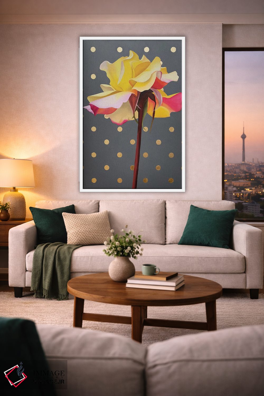 تابلو دکوراتیو باشکوه اثر ایلدزه اوس - D1W