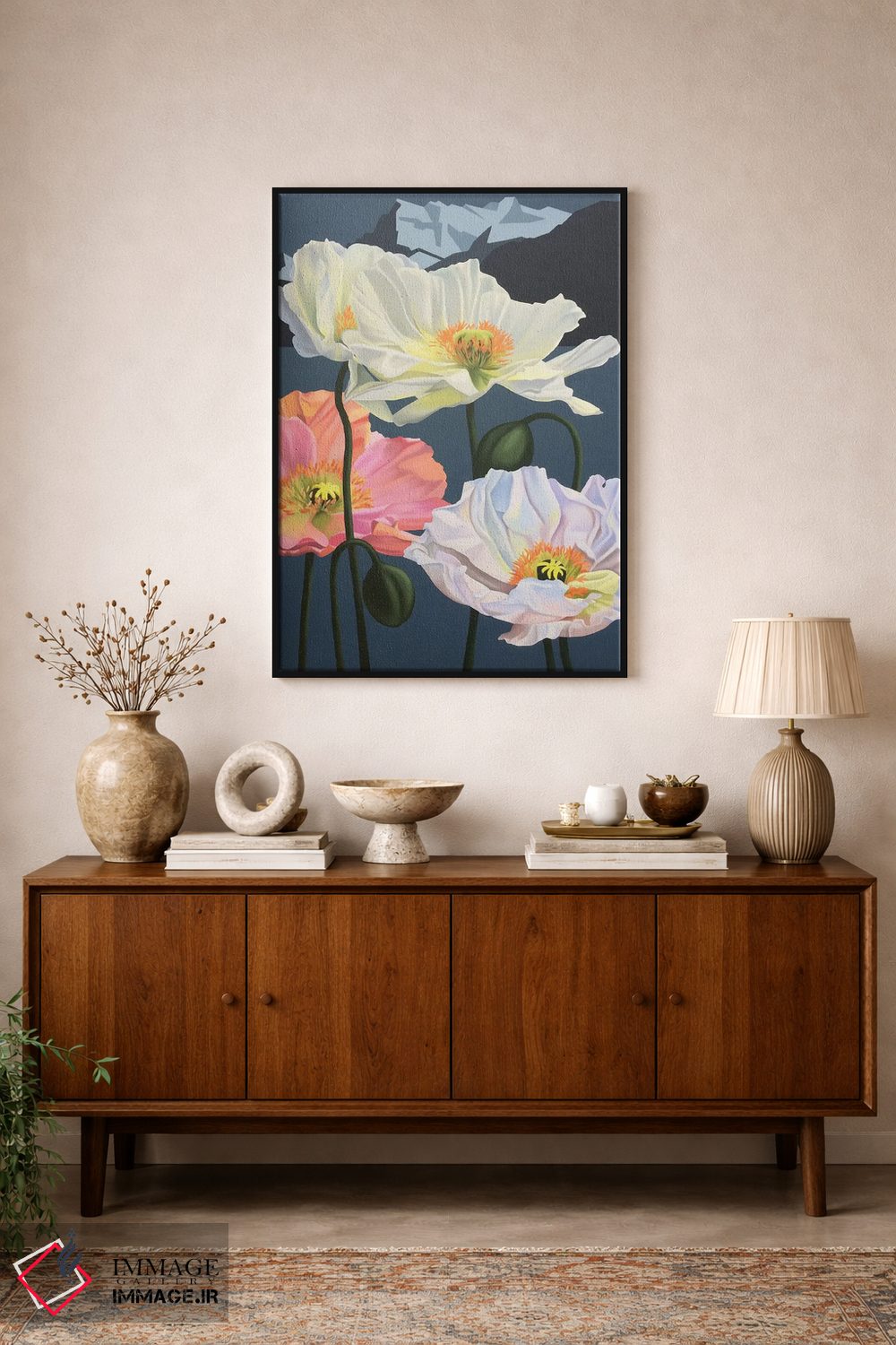 تابلو دکوراتیو ریویرای مونترو اثر ایلدزه اوس - D2B