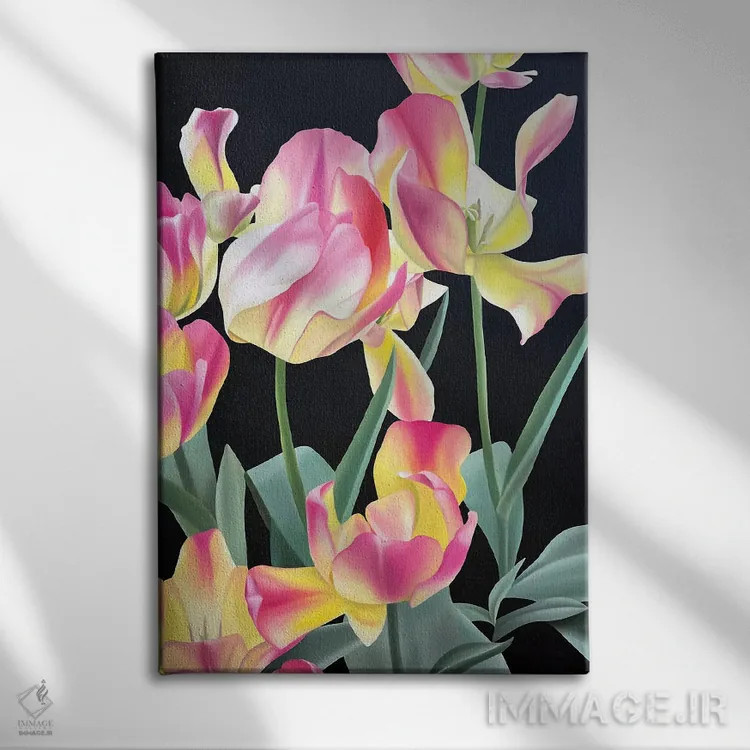 تابلو دکوراتیو گیرنده آفتاب اثر ایلدزه اوس - نمای روبهرو روی دیوار