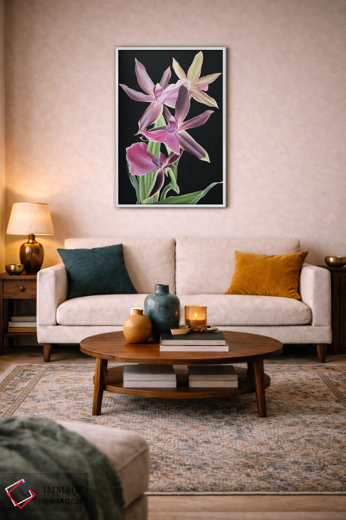 تابلو دکوراتیو مخمل سلطنتی اثر ایلدزه اوس - D2W