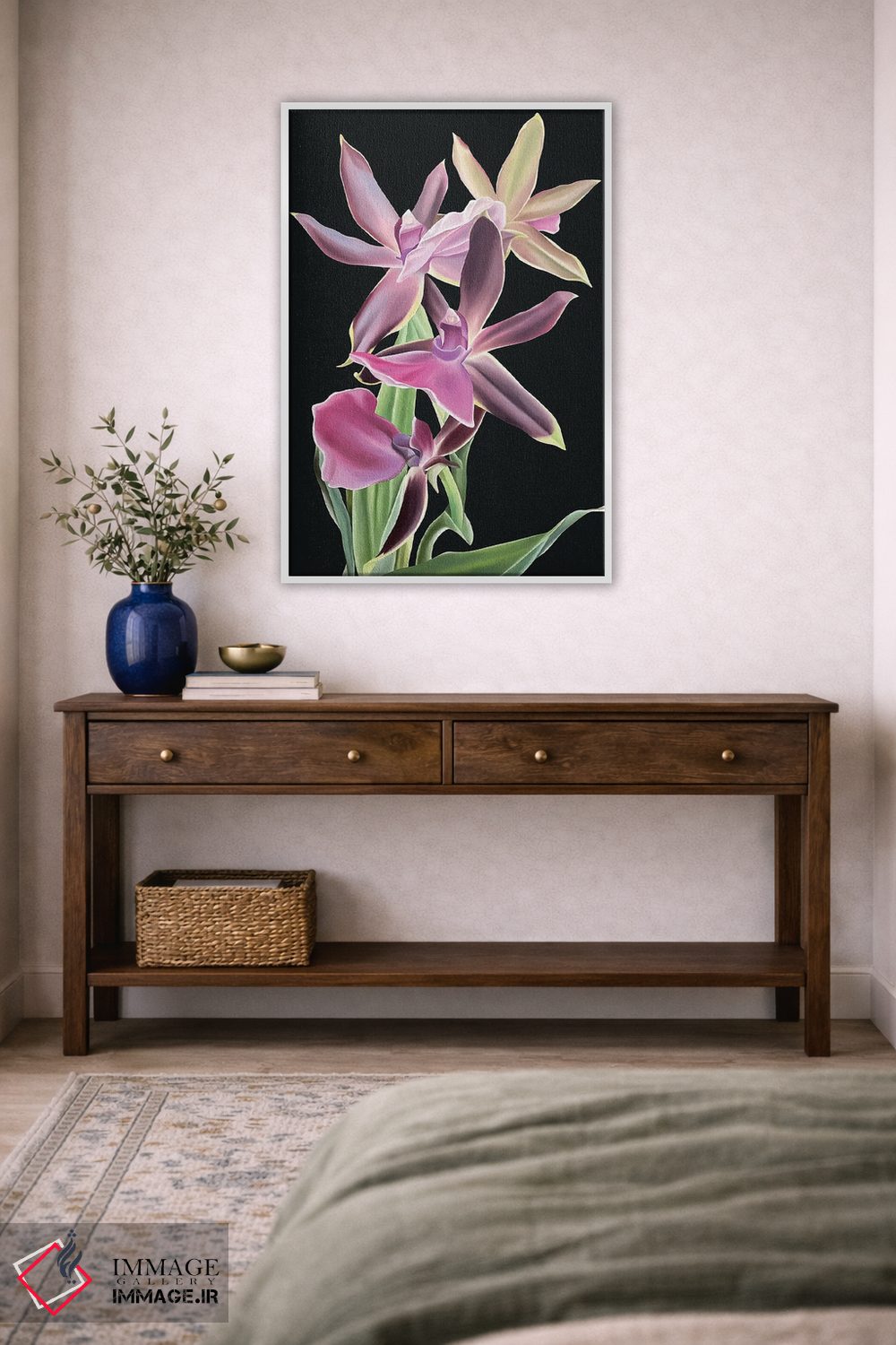 تابلو دکوراتیو مخمل سلطنتی اثر ایلدزه اوس - D3W