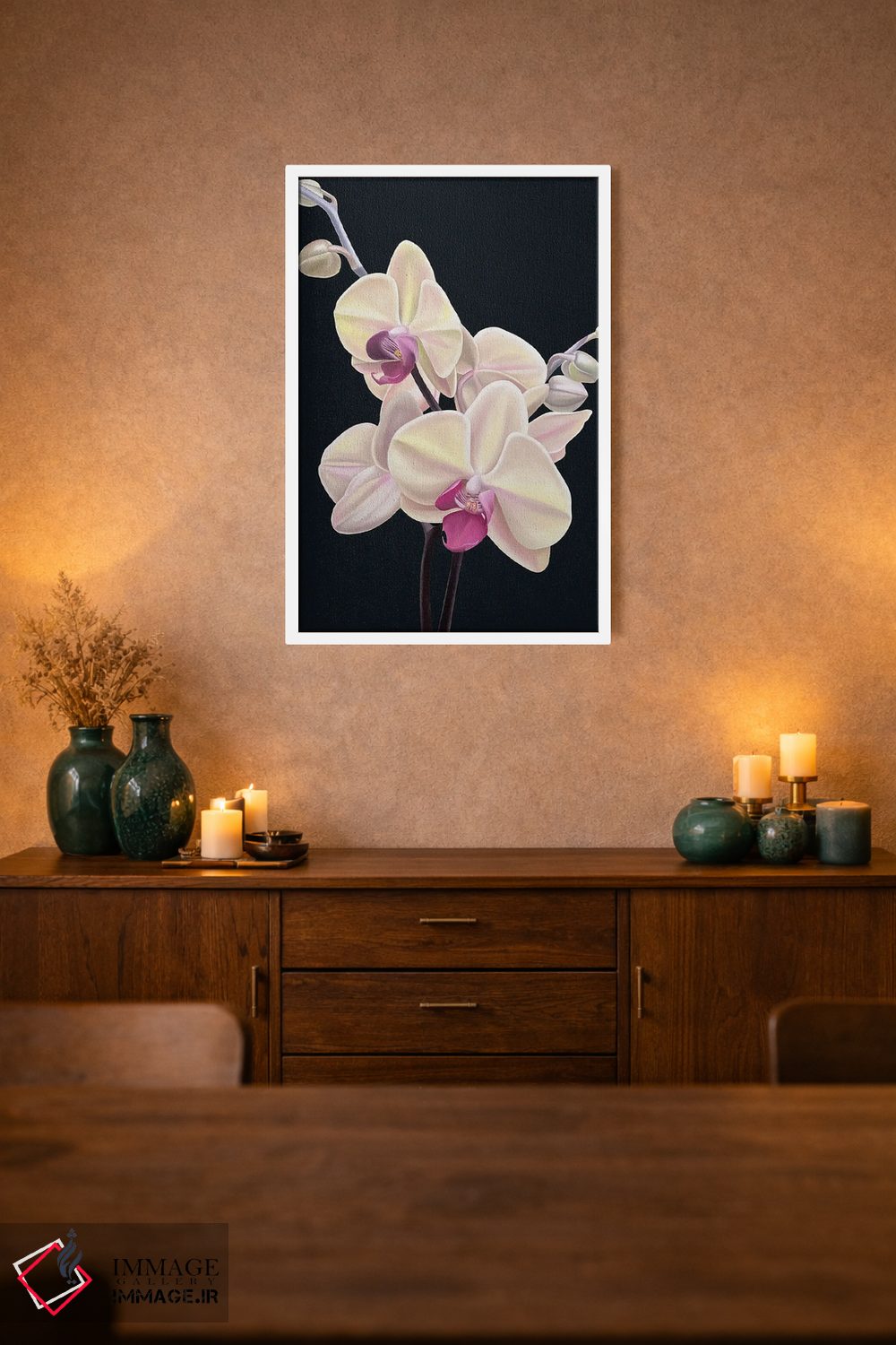 تابلو دکوراتیو هلو ناملموس اثر ایلدزه اوس - D1W