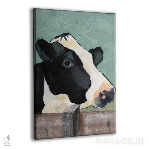 تابلو مدرن گاو هلشتاین I اثر جید رینولدز - نمای پرسپکتیو محصول