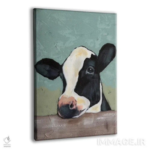 تابلو مدرن گاو هلشتاین II اثر جید رینولدز - نمای پرسپکتیو محصول