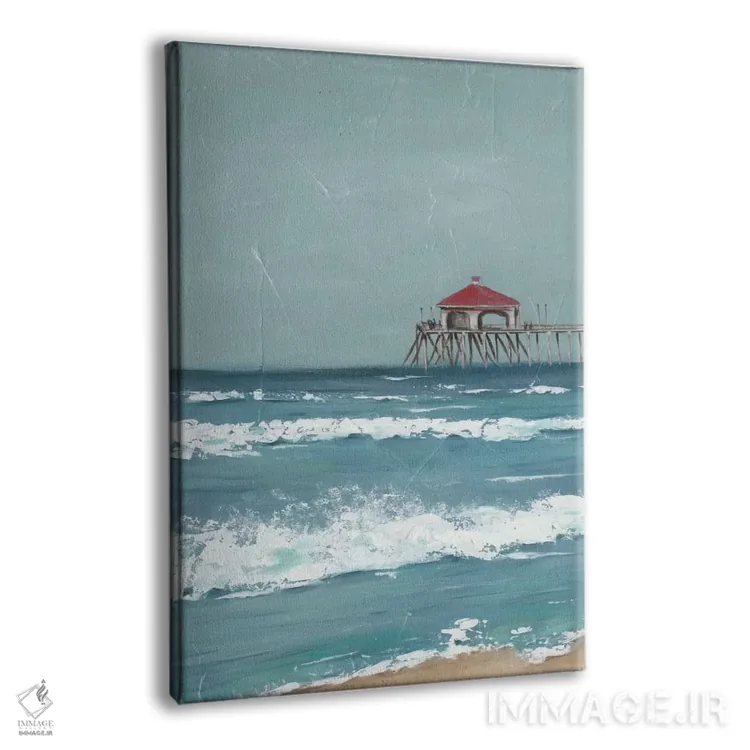 تابلو دکوراتیو اسکله ماهیگیری دیپتیک I اثر جید رینولدز - نمای پرسپکتیو محصول