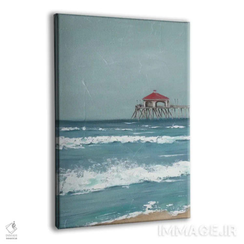 تابلو دکوراتیو اسکله ماهیگیری دیپتیک I اثر جید رینولدز - نمای پرسپکتیو محصول