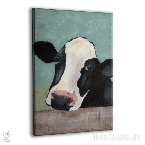 تابلو مدرن گاو هلشتاین III اثر جید رینولدز - نمای پرسپکتیو محصول