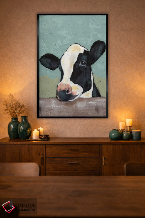 تابلو مدرن گاو هلشتاین II اثر جید رینولدز - D2B