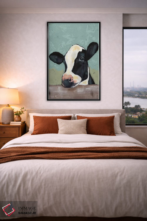 تابلو مدرن گاو هلشتاین II اثر جید رینولدز - D5B