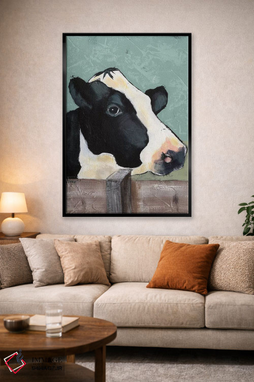 تابلو مدرن گاو هلشتاین I اثر جید رینولدز - D1B