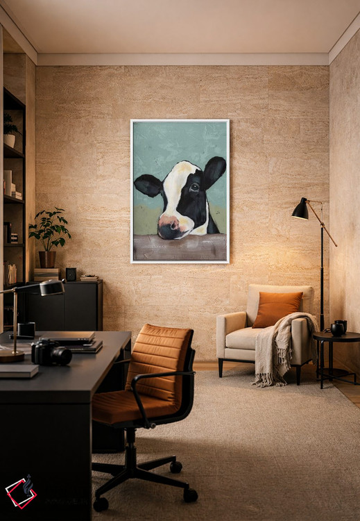 تابلو مدرن گاو هلشتاین II اثر جید رینولدز - D6W