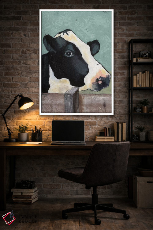 تابلو مدرن گاو هلشتاین I اثر جید رینولدز - D3W
