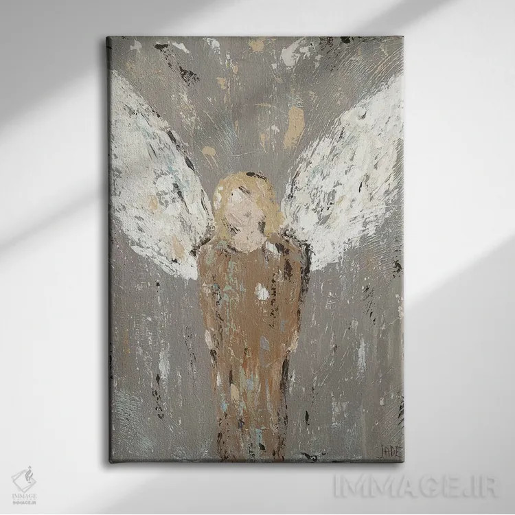 تابلو دکوراتیو فرشته نگهبان اثر جید رینولدز - نمای روبهرو روی دیوار