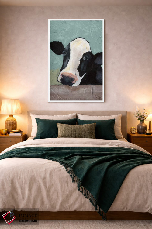 تابلو مدرن گاو هلشتاین III اثر جید رینولدز - D1W