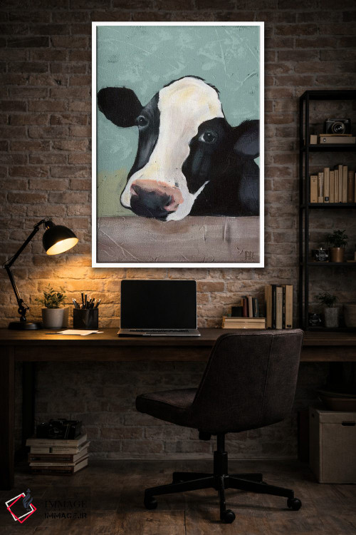 تابلو مدرن گاو هلشتاین III اثر جید رینولدز - D3W