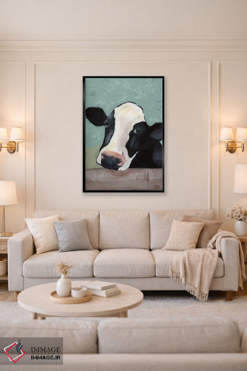 تابلو مدرن گاو هلشتاین III اثر جید رینولدز - D4B
