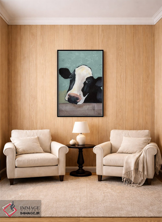 تابلو مدرن گاو هلشتاین III اثر جید رینولدز - D5B
