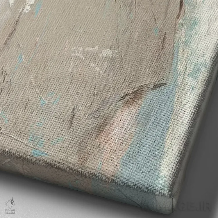 تابلو دکوراتیو فرشته منتظر اثر جید رینولدز - نمای نزدیک بافت بوم