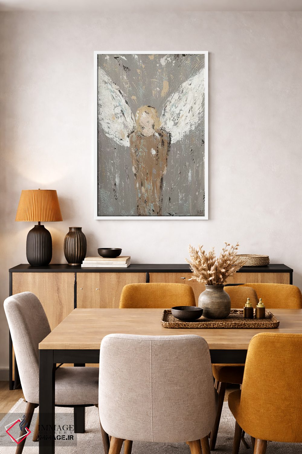 تابلو دکوراتیو فرشته نگهبان اثر جید رینولدز - D5W