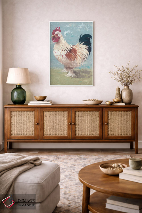 تابلو مدرن زندگی مزرعه - مرغ ها II اثر جید رینولدز - D2W