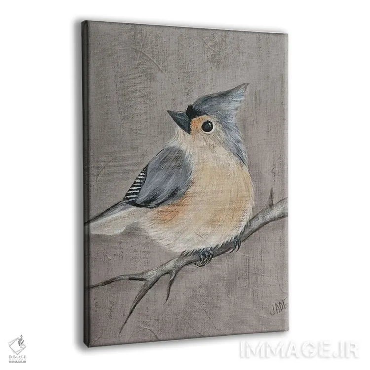 تابلو دکوراتیو پرنده زمستانی I اثر جید رینولدز - نمای پرسپکتیو محصول
