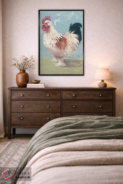 تابلو مدرن زندگی مزرعه - مرغ ها II اثر جید رینولدز - D4B
