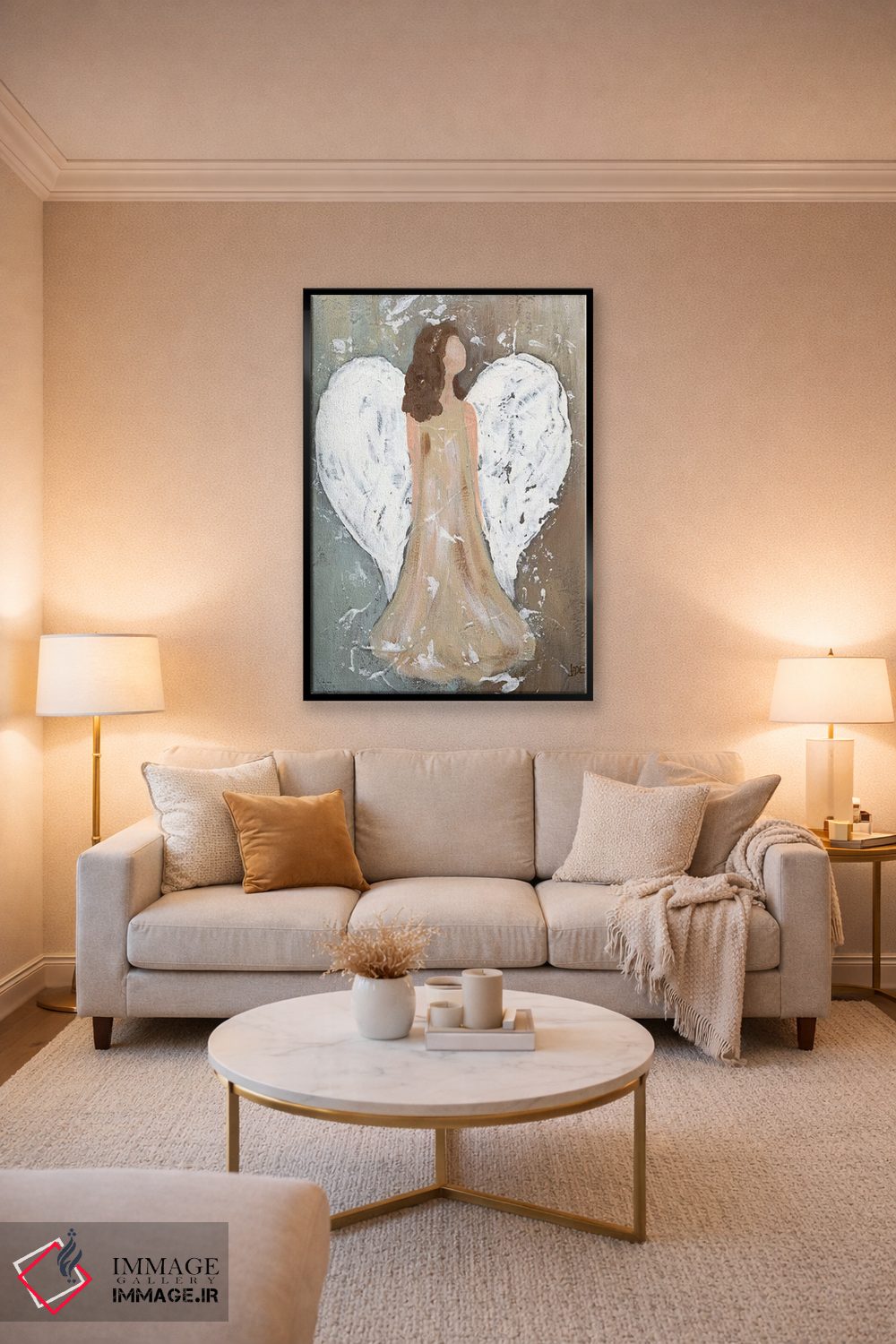 تابلو دکوراتیو پناهگاه امن II اثر جید رینولدز - D4B