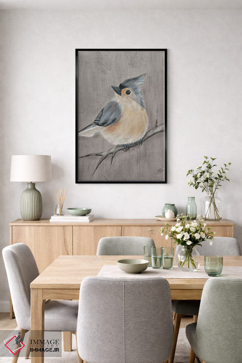 تابلو دکوراتیو پرنده زمستانی I اثر جید رینولدز - D6B