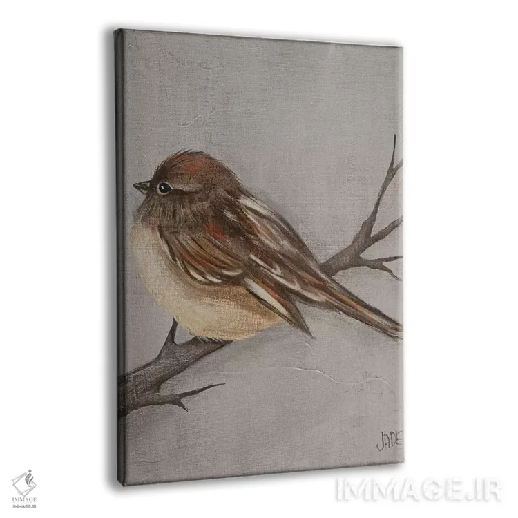 تابلو دکوراتیو پرنده زمستانی III اثر جید رینولدز - نمای پرسپکتیو محصول