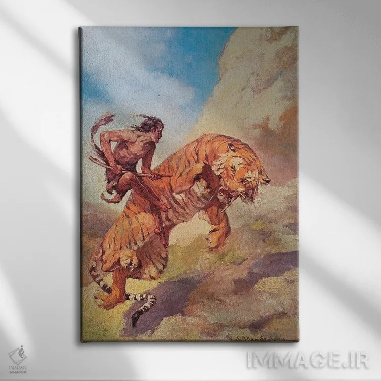 تابلو دکوراتیو معشوق جاودان اثر جی. آلن سنت جان - نمای روبهرو روی دیوار