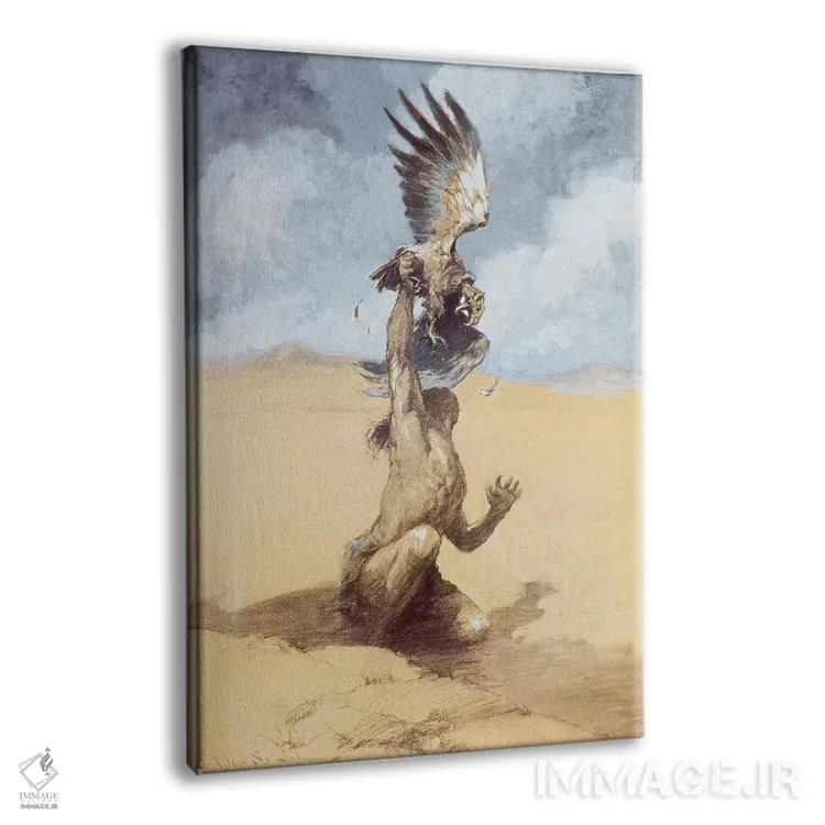 تابلو دکوراتیو تارزان بی مهار اثر جی. آلن سنت جان - نمای پرسپکتیو محصول