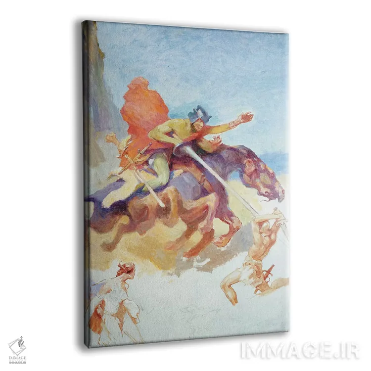 تابلو دکوراتیو Maid of Mars,ثوویا، دوشیزه مریخ اثر جی. آلن سنت جان - نمای پرسپکتیو محصول