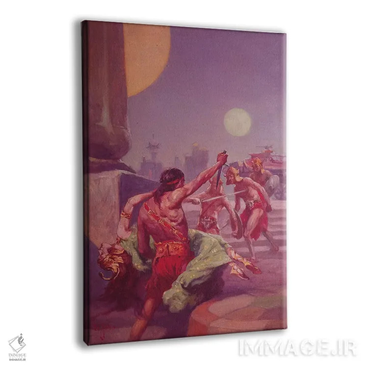 تابلو دکوراتیو مغز متفکر مریخ اثر جی. آلن سنت جان - نمای پرسپکتیو محصول
